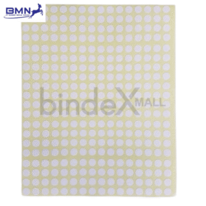 Label stiker self adhesive Tom Jerry nomor 97 bentuk bulat circular untuk branding dan seal produk