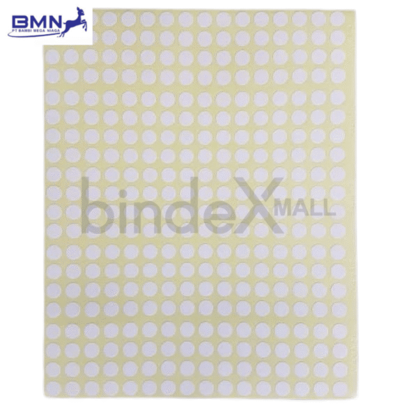 Label stiker self adhesive Tom Jerry nomor 97 bentuk bulat circular untuk branding dan seal produk