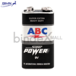 Baterai ABC 9V kotak per 1 pcs sumber daya stabil tahan lama untuk remote multimeter dan alarm