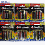 Baterai AA ABC Alkaline isi 6 pcs 1.5 volt anti bocor tahan lama untuk remote jam dan senter