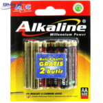 Baterai AA ABC Alkaline isi 6 pcs 1.5 volt anti bocor tahan lama untuk remote jam dan senter