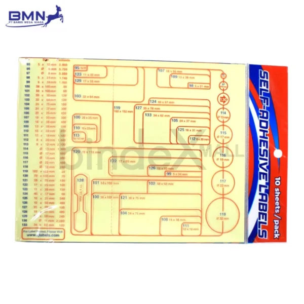 Label stiker self adhesive Tom Jerry untuk kantor dan labeling produk