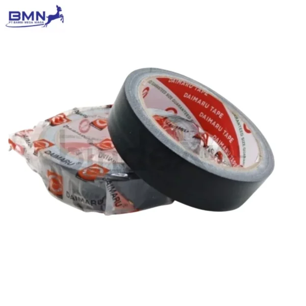 Lakban hitam Daimaru 1.5 inch cloth tape kain berkualitas untuk packing dan perbaikan