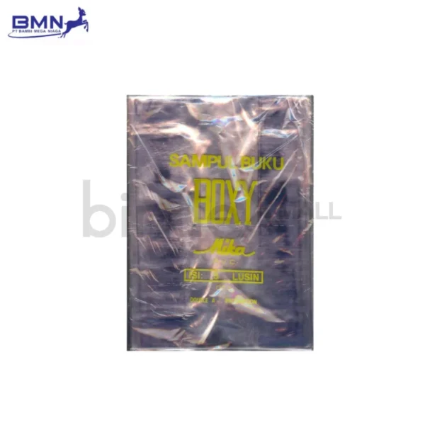 Sampul buku plastik Boxy transparan tebal waterproof untuk melindungi buku pelajaran dan novel