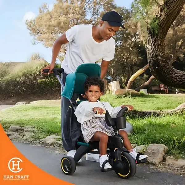 Doona Liki Trike S5 - Sepeda Dorong Anak Roda Tiga Tricycle ( Preloved )- Racing Green