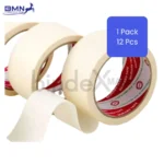 Masking tape Daisuha 2 inch lakban kertas paket grosir isi 12 roll untuk pengecatan dan dekorasi professional