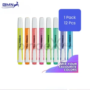 Stabilo Swing Cool highlighter paket wholesale isi 12 pcs desain slim portable 6 warna untuk belajar dan kantor