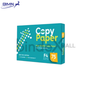 Kertas HVS F4 75 GSM 1 rim 500 lembar copy paper putih cerah untuk print fotokopi laser dan administrasi kantor