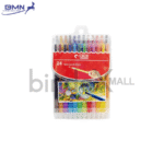 Crayon Titi Twist isi 24 warna cerah sistem putar tanpa raut aman untuk mewarnai anak sekolah