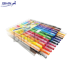 Crayon Titi Twist isi 24 warna cerah sistem putar tanpa raut aman untuk mewarnai anak sekolah