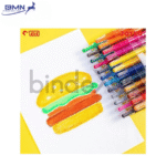 Crayon Titi Twist isi 24 warna cerah sistem putar tanpa raut aman untuk mewarnai anak sekolah