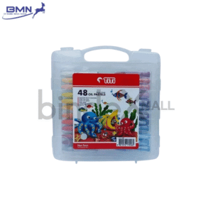 Crayon Titi Classic isi 48 warna oil pastel cerah tekstur halus untuk mewarnai sekolah dan seni
