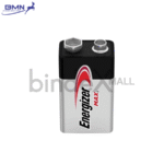 Baterai 9V Energizer Max alkaline kotak 1 pcs anti bocor tahan lama untuk microphone alarm dan smoke detector