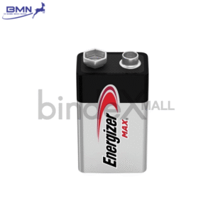 Baterai 9V Energizer Max alkaline kotak 1 pcs anti bocor tahan lama untuk microphone alarm dan smoke detector