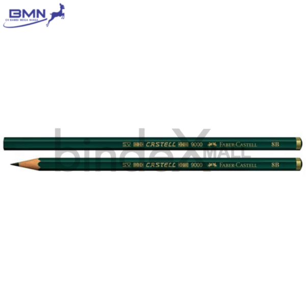 Pensil 8B Faber Castell grafit hitam pekat untuk sketsa dan shading