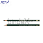 Faber Castell pensil 6B 1 pcs satuan grafit premium hitam pekat halus untuk sketsa shading dan seni