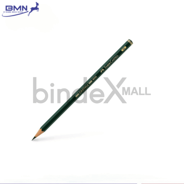 Faber Castell pensil 6B 1 pcs satuan grafit premium hitam pekat halus untuk sketsa shading dan seni
