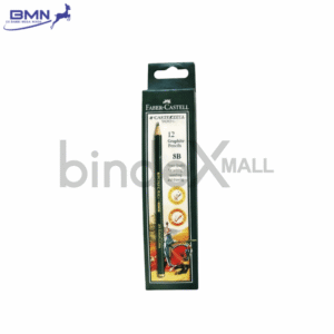 Faber Castell pensil 8B isi 12 pcs grafit premium hitam pekat untuk sketsa shading dan ilustrasi seni