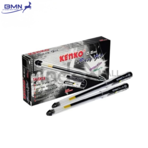 Kenko Easy Gel Pen hitam 1 pcs tinta gel pekat 0.5mm cepat kering lancar nyaman untuk sekolah dan kantor