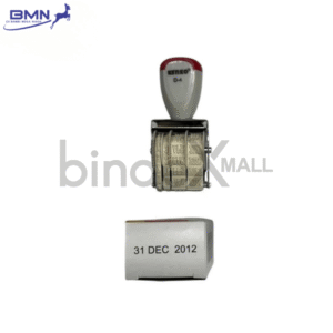 Kenko stempel tanggal D-4 4mm presisi hasil cap rapi konsisten untuk administrasi kantor faktur dan dokumen legal