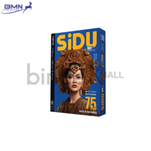 SIDU Kertas HVS F4 75 GSM 1 rim 500 lembar putih cerah anti macet kualitas stabil untuk print fotokopi dan administrasi kantor