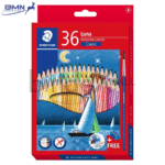 Staedtler Luna pensil warna isi 36 warna cerah dalam box