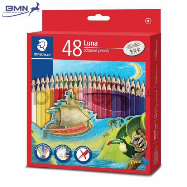 Staedtler Luna pensil warna isi 48 warna lengkap dalam box