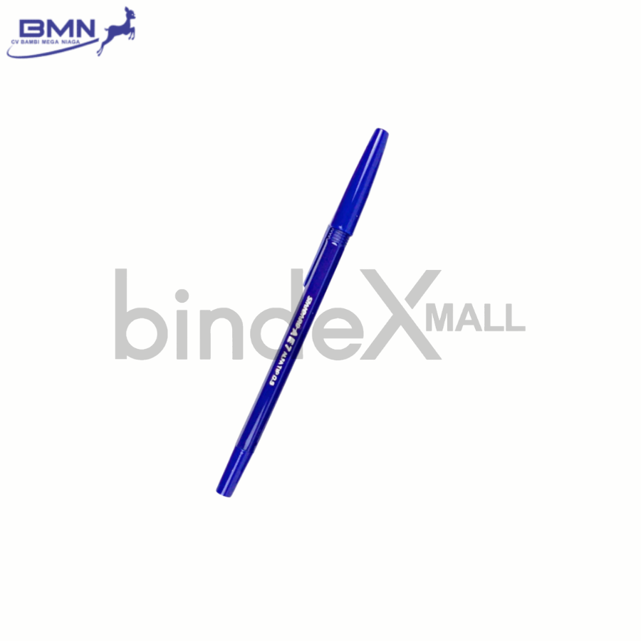 Standard AE7 Pulpen (Blue) 1 Pcs Pulpen Standard AE7 biru 1 pcs Alfa Tip 0.5mm tinta lancar merek bolpen nomor satu Indonesia garansi macet