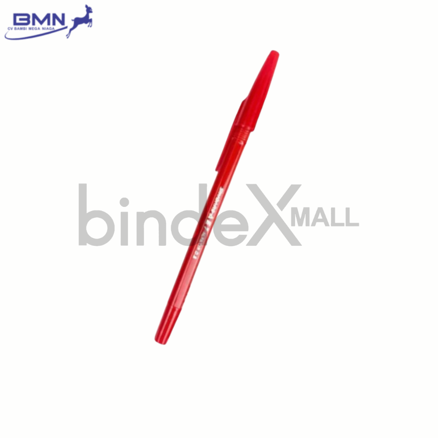 Standard AE7 Pulpen (Red) 1 Pcs Pulpen Standard AE7 merah 1 pcs Alfa Tip 0.5mm tinta lancar merek bolpen nomor satu Indonesia garansi macet