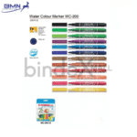 Spidol Snowman WC200 12 Water Color Markers bigger tip child safe water based washable non-toxic untuk mewarnai anak