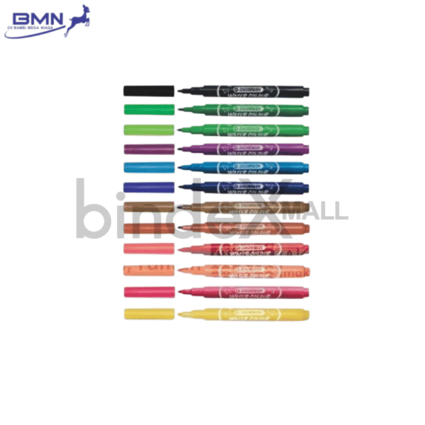 Spidol Snowman WC200 12 Water Color Markers bigger tip child safe water based washable non-toxic untuk mewarnai anak