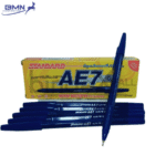Pulpen Standard AE7 biru isi 12 pcs Alfa Tip 0.5mm tinta lancar merek bolpen nomor satu Indonesia garansi macet