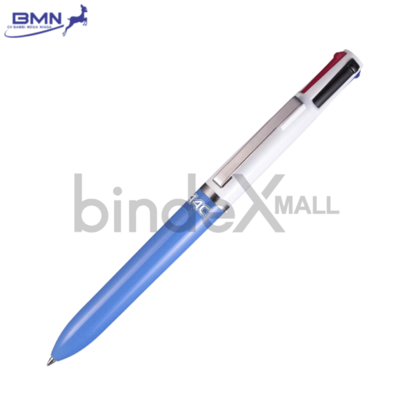 Pulpen 4 warna Zebra A4C 0.7mm tinta hitam biru merah hijau dalam satu pulpen untuk sekolah dan kantor